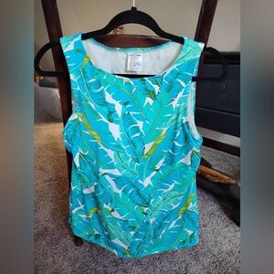 🌴LANDS’ END SLEEVELESS SWIM TOP🌴